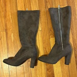 Brown Suede Boots
